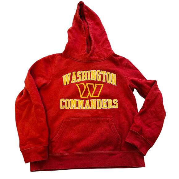 Washington Commanders Kids Graphic Hoodie Pullover Long Sleeve Size M - Picture 1 of 5